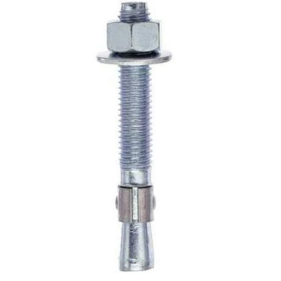 Trubolt Wedge Anchor, 3/8" Dia., 5" L, 316 stainless steel Plain, 50 PK