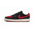 thumbnail image 2 of [DX4981-006] Jo r-dan Men's A i r-Jor-dan 1 KO Low Bred Black Red Sneakers *NEW*, 2 of 5
