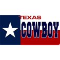 thumbnail image 2 of Texas Cowboy Photo License Plate, 2 of 2