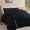 Black, variant on Aquzin Comforter Queen Size, All Season Quilted Down Alternative Duvet Insert with Corner Tabs, Machine Washable Microfiber Bedding, Navy