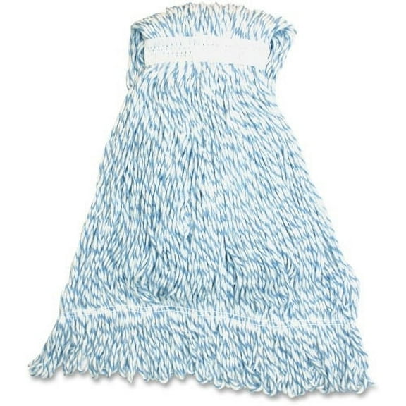 Genuine Joe Blue Stripes Hygrade Rayon Mophead Rayon