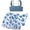 Navy-14, variant on Girls Swimsuits Size 10-12 3 Piece Quick-Dry Girls Bathing Suit size 6 Drawstring Tropical Printed Bikini Sets for Girls 12-14 Modest Ruched Cutout Tankini with Shorts Mesh Summer Swimwear