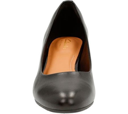 clarks vendra bloom black leather
