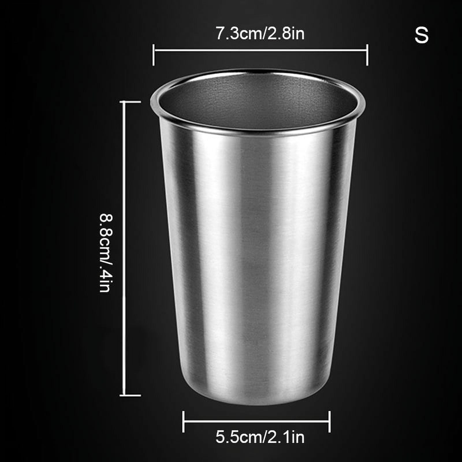 12oz Skinny Straight Straw Cup 12oz Stemless Wine Glass Stainless Steel  Tumblers Wedding Party Mug Metal Wide Mouth with Lid - China Wine Cup and  Insulated Wine Cup price