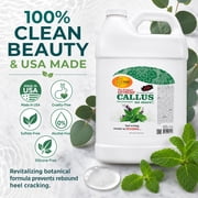 SPA REDI - Callus Remover for Feet Gel, Mint and Eucalyptus, 128 Oz - Professional Pedicure Foot Care - Removes Toughest Calluses in Seconds and Smooths Dry Cracked Heels
