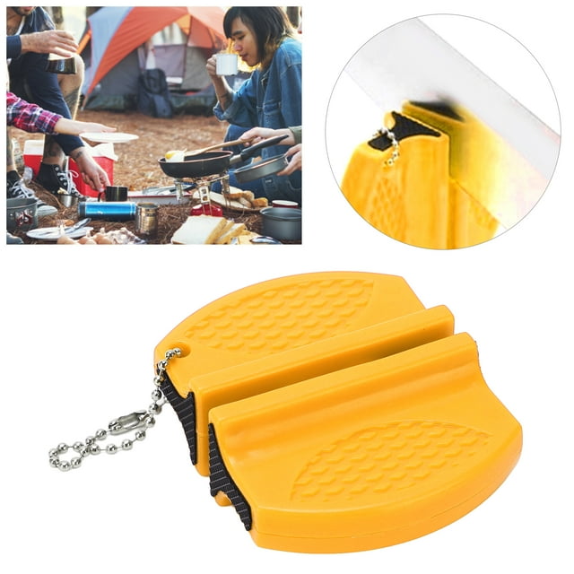Portable Mini Knife Sharpener Multifunctional Double Sided Pocket Knife Sharpener For Outdoor Use