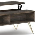 thumbnail image 4 of Trent Home Table Basse Rectangulaire en Bois à Plateau Relevable, Noir/ébène, 4 of 7