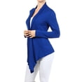 thumbnail image 3 of Women's Open Front Long Sleeve Lightweight Soft Basic Cardigan, 3 of 4