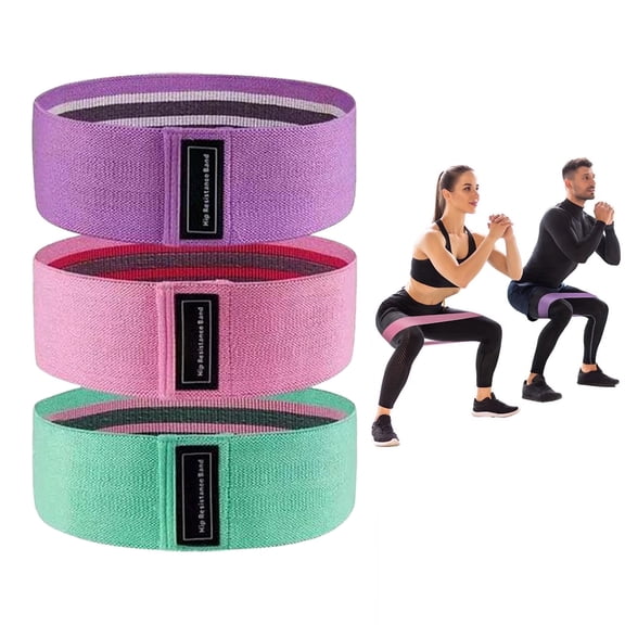 BESTSKY Fabric Resistance Bands for Working Out,3 Levels Booty Bands for Women Men,Cloth Workout Bands Resistance Loop Exercise Bands for Legs Butt at Home Fitness,Yoga,Pilates