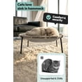 thumbnail image 4 of Cama elevada para gatos POMESEA, tela que brilla en la oscuridad para gatos grandes, 4 of 7