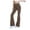 *1-Brown, variant on VBVC Women's Flared Yoga Pants with Skirt Overlay,Stretchy Workout Leggings For Women,Gray,M-XL