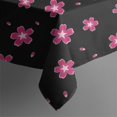 thumbnail image 5 of Pioneer Flower Floral Print Pattern Square Tablecloth, Waterproof Wipeable Spillproof Washable Table Cover for Home Kitchen Party Decor, 42"x42", 5 of 6