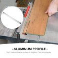 thumbnail image 2 of KONTONTY 1Set Linear -Slot Guide Rail Aluminum Alloy Silver T-Shape Machinery Components, 2 of 8