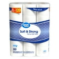 Great Value Soft & Strong Premium Toilet Paper, 30 Mega Rolls, 380
