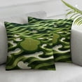 thumbnail image 3 of nygtbtfer Decorative Throw , Square Set Cushion Case, Soft - Green Course White, 3 of 7
