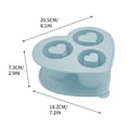 thumbnail image 3 of onlyliua para Interior/Exterior Bandeja de Hielo 2024 con Tapa para 20-40 Vasos 3 Moldes de Hielo Huecos En Forma de Corazon para Tazas Bandejas de Hielo Grandes Reutilizables para Enfriar Cócteles W, 3 of 4