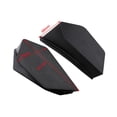 thumbnail image 4 of Almencla 2 Pieces Universal Motorcycle Winglets Side Air Deflectors Fairing ABS Accessory Black, 4 of 5