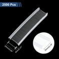 thumbnail image 2 of Uxcell Standard Tagging Fastener 24x8mm Price Tag 20mm 2500pcs White, 2 of 6