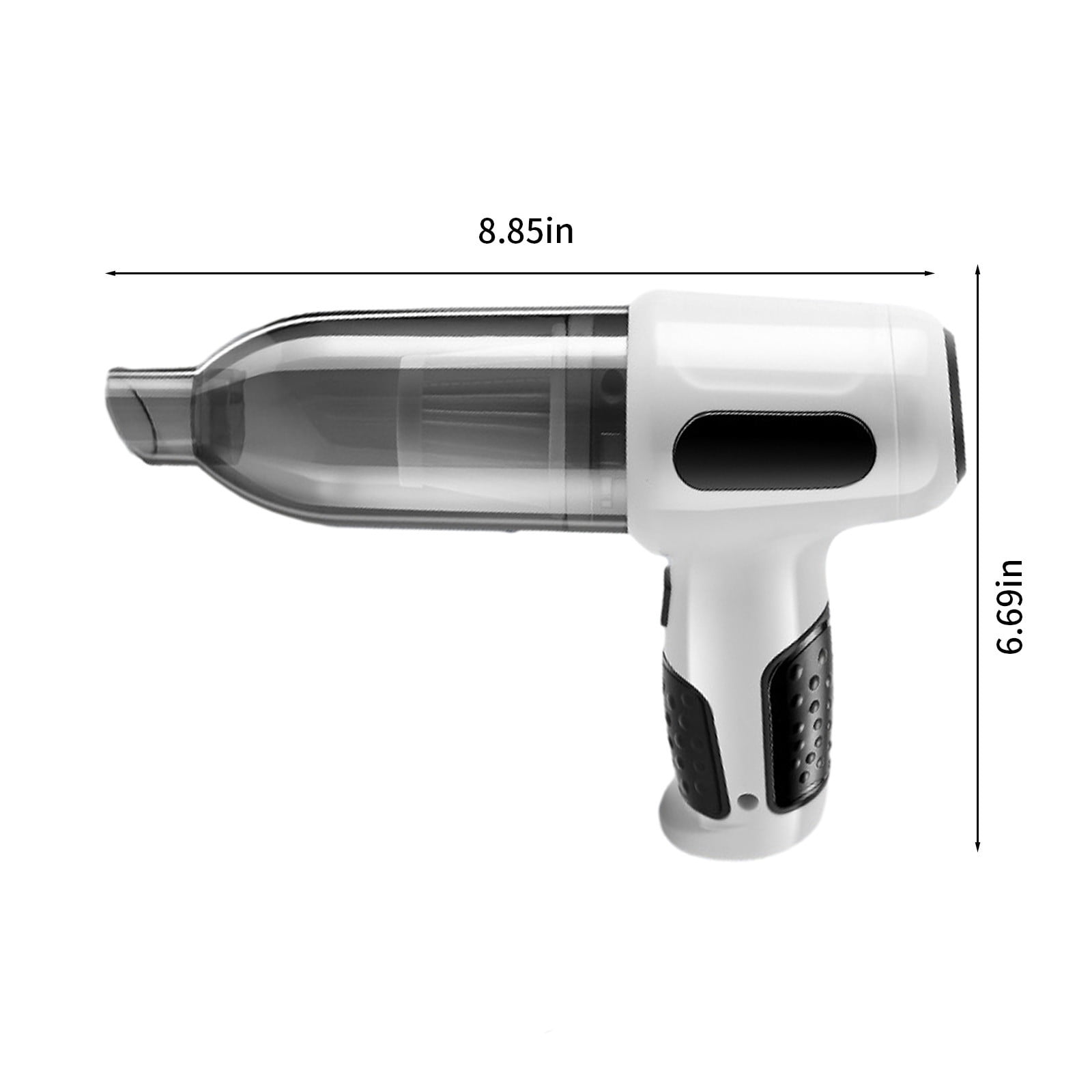 Uiz Merueh Car Vacuum Wet and Dry Mini Hand Held Vacuum Rechargeable Lightweight Small Lightweight Hand Car Vacuum Rechargeable for Pet Hair, Home, Office