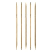 Bamboo Knitting Needles Double Pointed Size 4.0mm Carbonized20cm Straight for Handmade Creative DIY Knitting Craft Yarn Projects 5Pcs