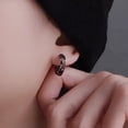 thumbnail image 2 of Miangastore 1 Pair Small Round Loop Earrings Dangle Loop Dragon Earrings Men Cool Ear Jewelry, 2 of 9