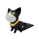 thumbnail image 5 of Tope de puerta, soporte para puerta, tope, forma de gato, reducción de ruido, PVC antideslizante Negro Blanco, 5 of 9