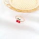 thumbnail image 4 of Qarigey Anillo abierto Anillos de cereza Estilo elegante Forma de fruta Circlet Accesorio de moda Regalos de joyería para compromiso de boda Ropa, zapatos y accesorios Miscelánea, 4 of 6