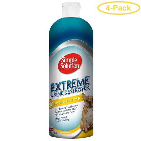 Simple Solution Extreme Urine Destroyer 32 oz Pack of 4 Simple Solution Extreme Urine Destroyer 32 oz Pack of 4