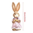 thumbnail image 4 of Chmadoxn Easter Straw Rabbit Baby Bunny Decoration Straw Bunny Ornament for Easter Home Decor Easter Souvenir Desktop Easter Decoration, 4 of 4
