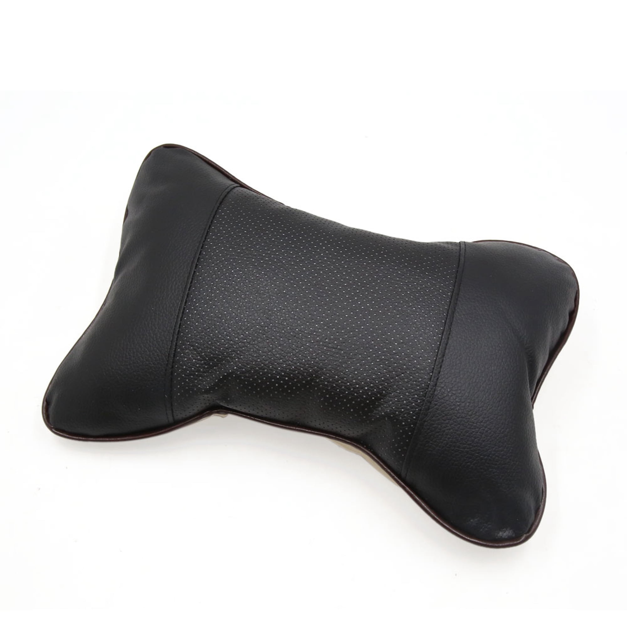 Car Auto  Head Neck Rest Cushion Pad Travel Headrest Bone Type Pillow Black