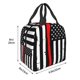 thumbnail image 3 of Disketp Firefighters USA Flag for Insulated Lunch Bag for Women and Men, Perfect for Work, Hiking, Picnic, 3 of 8