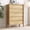 Oak, variant on HOUROM Dresser for Bedroom,9-Drawers,63" Wide Farmhouse Large Dressers & Chest,4 Solid Wood Legs,TV Stand, Storage Organizer Furniture for Bedroom(Brown)
