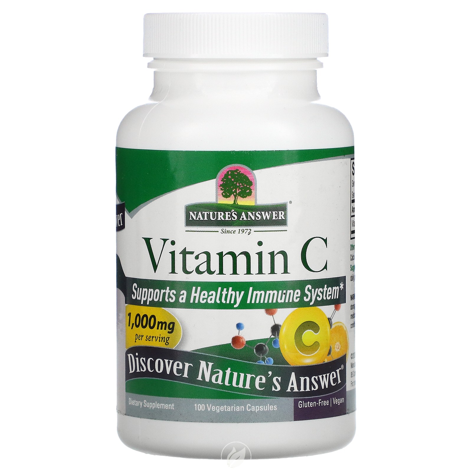 Nature's Answer Vitamin C,1000 Mg,Vc 100 Ct