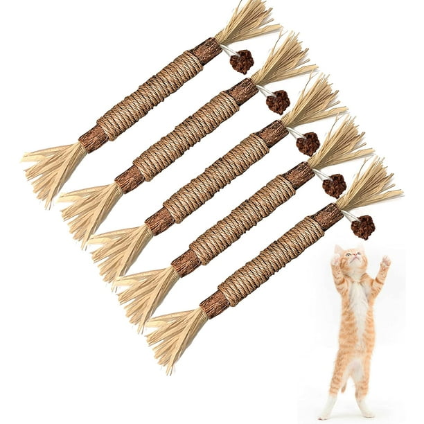 Juguetes de hierba gatera‖ Silvervine para gatos: lindos juguetes para gatos y gatitos para gatos de interior Juguetes interactivos para la dentición de gatos y gatitos para masticadores agresivos‖ Si Namotu CZCW-ZC489-2