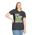 thumbnail image 4 of Literary Lifestyle: 'Eat. Sleep. Read. Repeat.' T-Shirt, 4 of 4