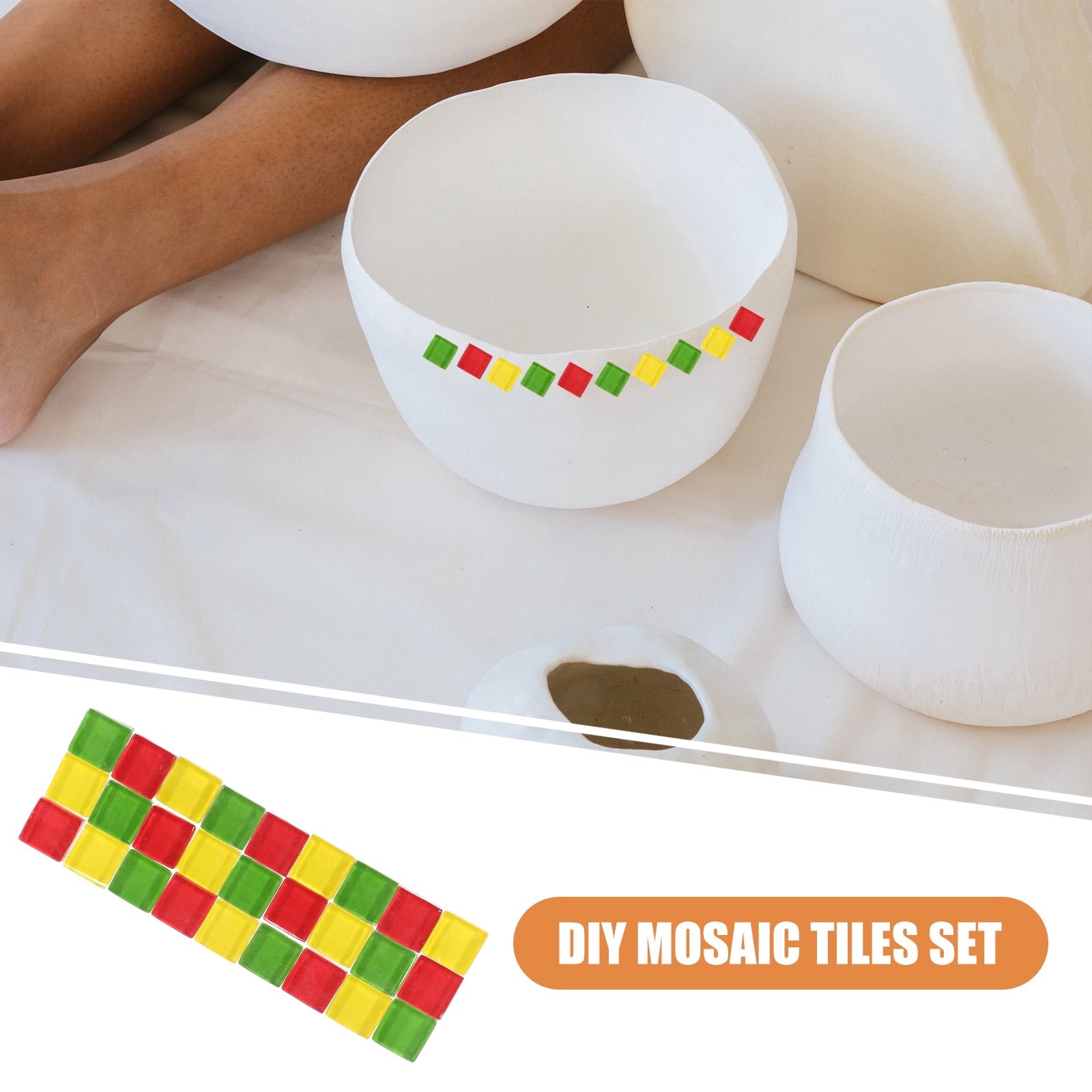 LEXSOMEO 1 Set of Mosaic Tiles Pieces Handmade Craft Material Multi-function Mosaic Tiles Crafts Crafting Supplies