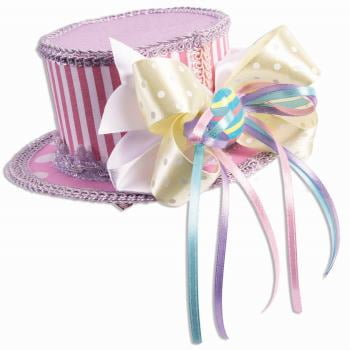 Easter Parade Hat - MINI EASTER HAT W/BOW - PURPL