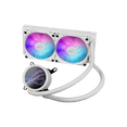 thumbnail image 2 of ASUS ROG RYUO III 240 ARGB White Edition All-in-one AIO Liquid CPU Cooler 240mm Radiator, Asetek 8th gen pump solution, Anime Matrix™ LED Display and ROG AF 12S ARGB fan., 2 of 4