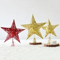 FUEENIRVA Iron Christmas Tree Star Decoration 1Set 5.9In