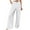 White, variant on Casual Pants for Women High Elastic Waisted in The Back Business Trousers Long Casual Work Pants
