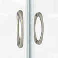thumbnail image 4 of DreamLine Visions 34 in. D x 60 in. W x 78 3/4 in. H Sliding Shower Door Base and White Wall Kit in Brushed Nickel, 4 of 11
