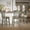 Antique Sage, variant on iNSPIRE Q Sheena Transitional Linen Swivel Counter Height Bar Stools, Antique Sage