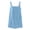 Light Blue, variant on HBBIKVI Square Neck Mini Dress for Women Summer Sleeveless Shift Dress with Two Front Patch Pockets and Relaxed Silhouette for Everyday Casual Vacation Style