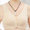 thumbnail image 2 of Audhol Bras for Women Bras for Women Adjustable Strap Full Coverage Up Bras Comfortable No Underwire Wireless Bras Womens Wireless Bras Beige 36, 2 of 9