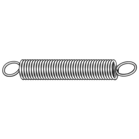 

1pack ZoroSelect 1MZX6 Ext Spring Utility Stl 1 OAL 1/4 OD PK12