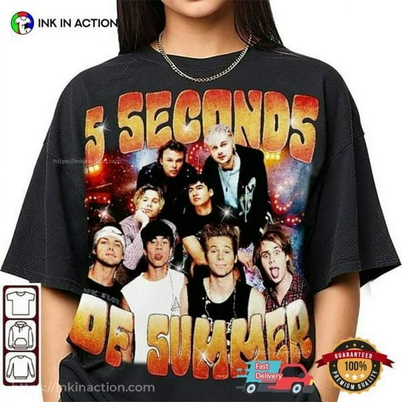 Vintage Five Seconds Of Summer T-shirt