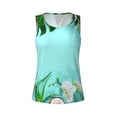 thumbnail image 3 of Picia Tropical Pineapple Pattern Women's Workout Tank Top,Breathable Activewear,Slim Fit Athletic Top,Versatile Workout Moisture-wicking top-X-Large, 3 of 9