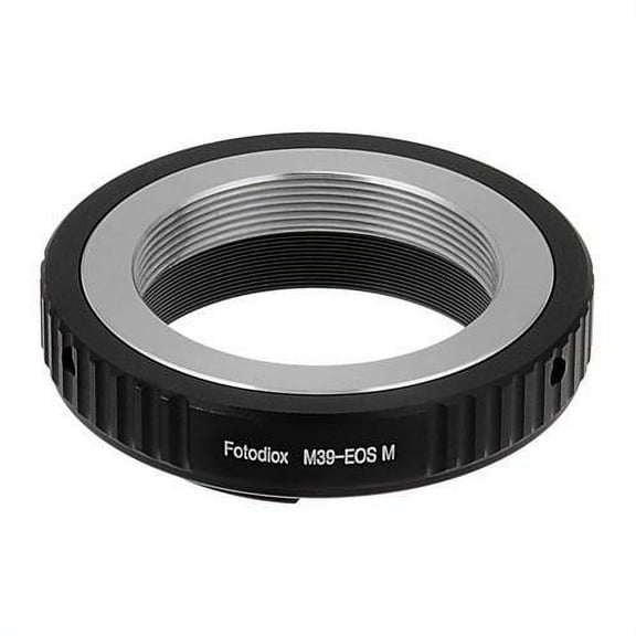 Fotodiox Lens Mount Adapter - M39/L39 Screw Mount SLR Lens to Canon EOS M (EF-M Mount) Mirrorless Camera Body
