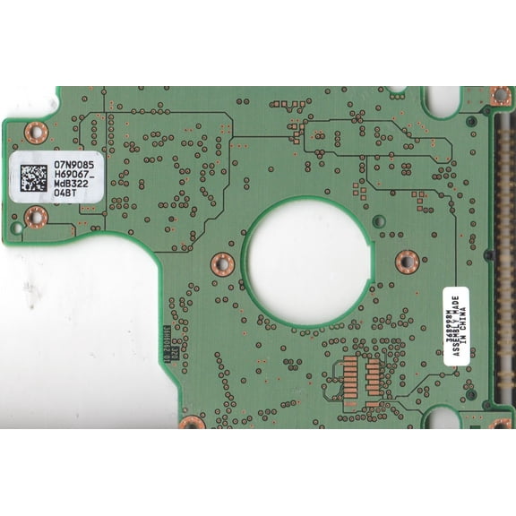 IC25N040ATCS04-0, 07N9085 H69067_, PN 07N8327, Hitachi 40GB IDE 2.5 PCB