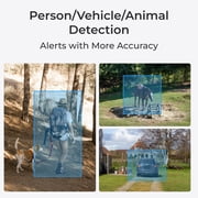Reolink Go PT Plus 2K+ 4G LTE Battery Security Camera, Smart Detection, Color Night Vision, Pan Tilt & Auto Tracking